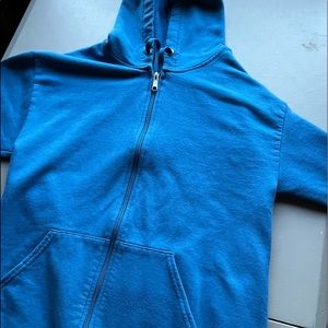 Athletic works zip up jacket (light blue)